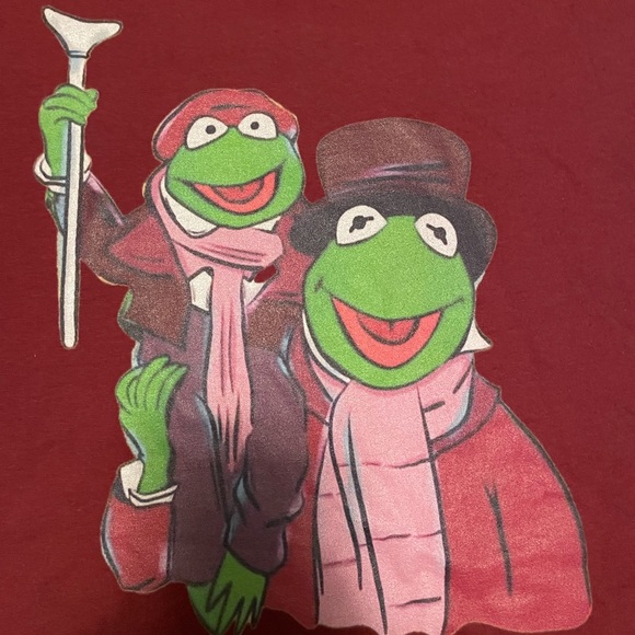 Muppets Christmas Carol cropped T-shirt - Picture 2 of 2
